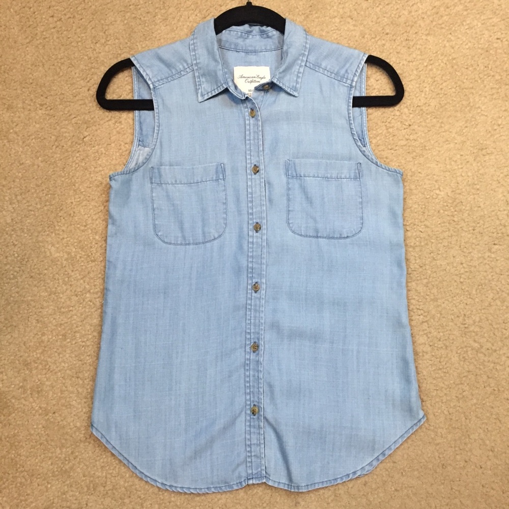 American eagle chambray shirt XS EUC